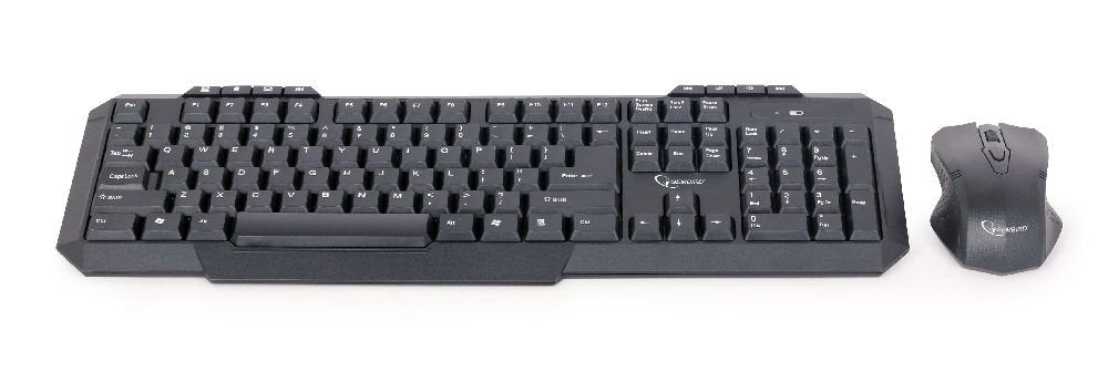 EAN 8716309091541 - Gembird KBS-WM-02 teclado Ratón incluido Oficina RF inalámbrico QWERTY Inglés de EE. UU. Negro imagen 3