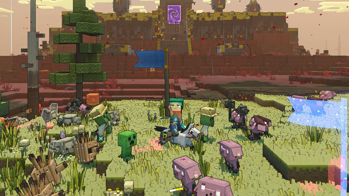 Juego Minecraft Legends Deluxe Edition Para Nintendo Switch