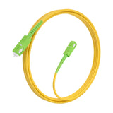 Aisens Cable Fibra Óptica Latiguillo G657a2 3.0 9/125 Smf Simplex Cpr Dca Lszh, Sc/Apc-Sc/Apc, Amarillo, 5.0m