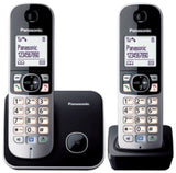 Panasonic Kx-Tg6812gb Teléfono Teléfono Dect Negro Identificador De Llamadas