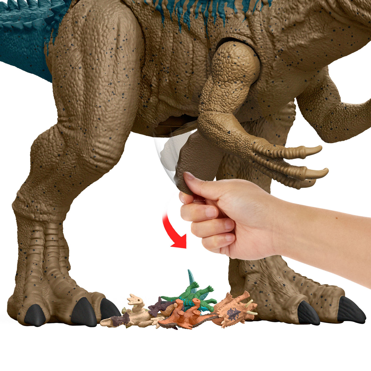 Mattel Jurassic World Riesendino Allosaurus, Personaje Hrx53