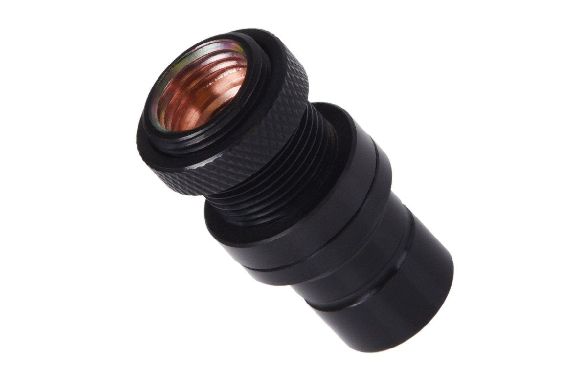 Alphacool 17463 Accesorio O Pieza De Sistema De Refrigeración Para Ordenador Racor, Embrague Negro (Mate), Racor, Latón, Negro, 1/4", 40 Mm, 2,1 Cm
