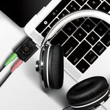 Logilink Adaptador Audio 1xusb-C -> 2x3,5mm/F, Virt.7.1,0.15m
