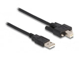 Delock Cable Usb 2.0 Typ-A Stecker Zu Typ-B Stecker Mit Schrauben 2 M