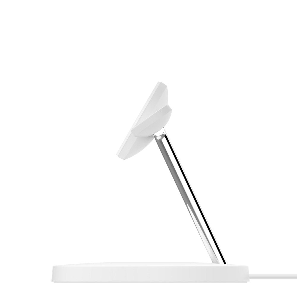 Belkin Boost Charge Pro Base De Carga Inalmbrica Con Magsafe + Adaptador De Corriente Ca 15 Vatios Fast Charge Blanco Para Apple Airpods, Airpods Pro, Iphone 12, 13, Watch Series 4, Series 5, Series 6, Series 7