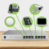 Zyxel Switch  8x Gs1008 Poe+