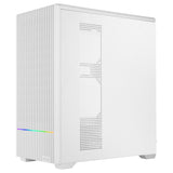 Caja Pc Atx Semitorre Mars Gaming Mc-Quantum Doble Cristal Templado Argb Gpu 335mm Blanco