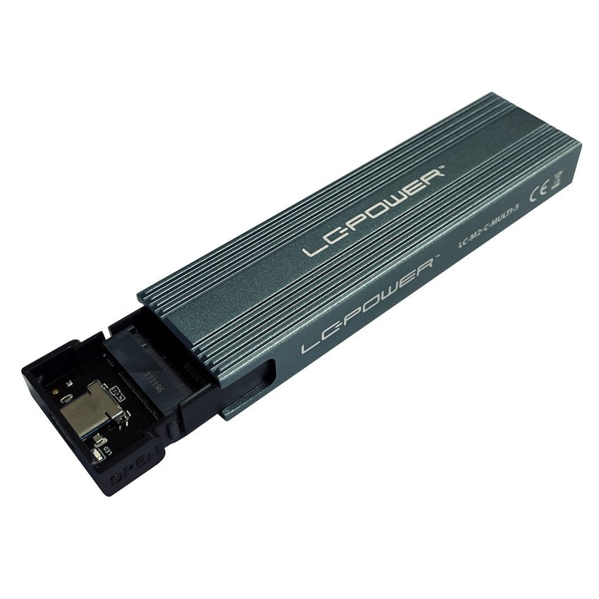 EAN 4260070129247 - LC-Power LC-M2-C-MULTI-3 caja para disco duro externo Caja externa para unidad de estado sólido (SSD) Ant imagen 4