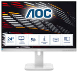 Monitor Aoc 23,8" 24p1/Gr  16:09  Dvi+Hdmi+Dp+Usb Ips Li.Gr