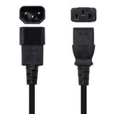 EAN 8433281008779 - Nanocable 10.22.0203 cable de transmisión 3 m C14 acoplador C13 acoplador imagen 2