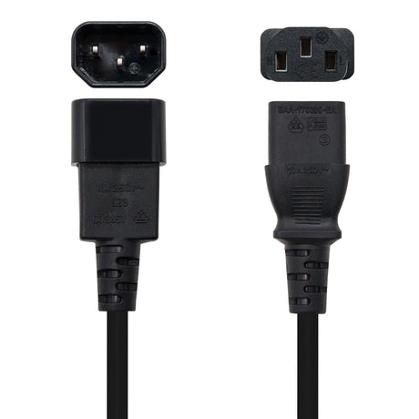 EAN 8433281008779 - Nanocable 10.22.0203 cable de transmisión 3 m C14 acoplador C13 acoplador imagen 2