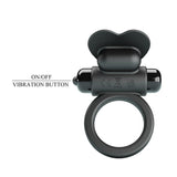 Pretty Love - Debonaire Anillo Vibrador Conejo 10 Vibraciones Negro