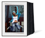 125 Daiber Portafotos 13x18 Infinito, Lino, Blanco