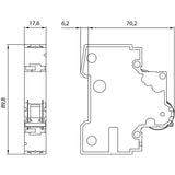Siemens Automat C 1a 5sy41017 230 400v 10ka 1p