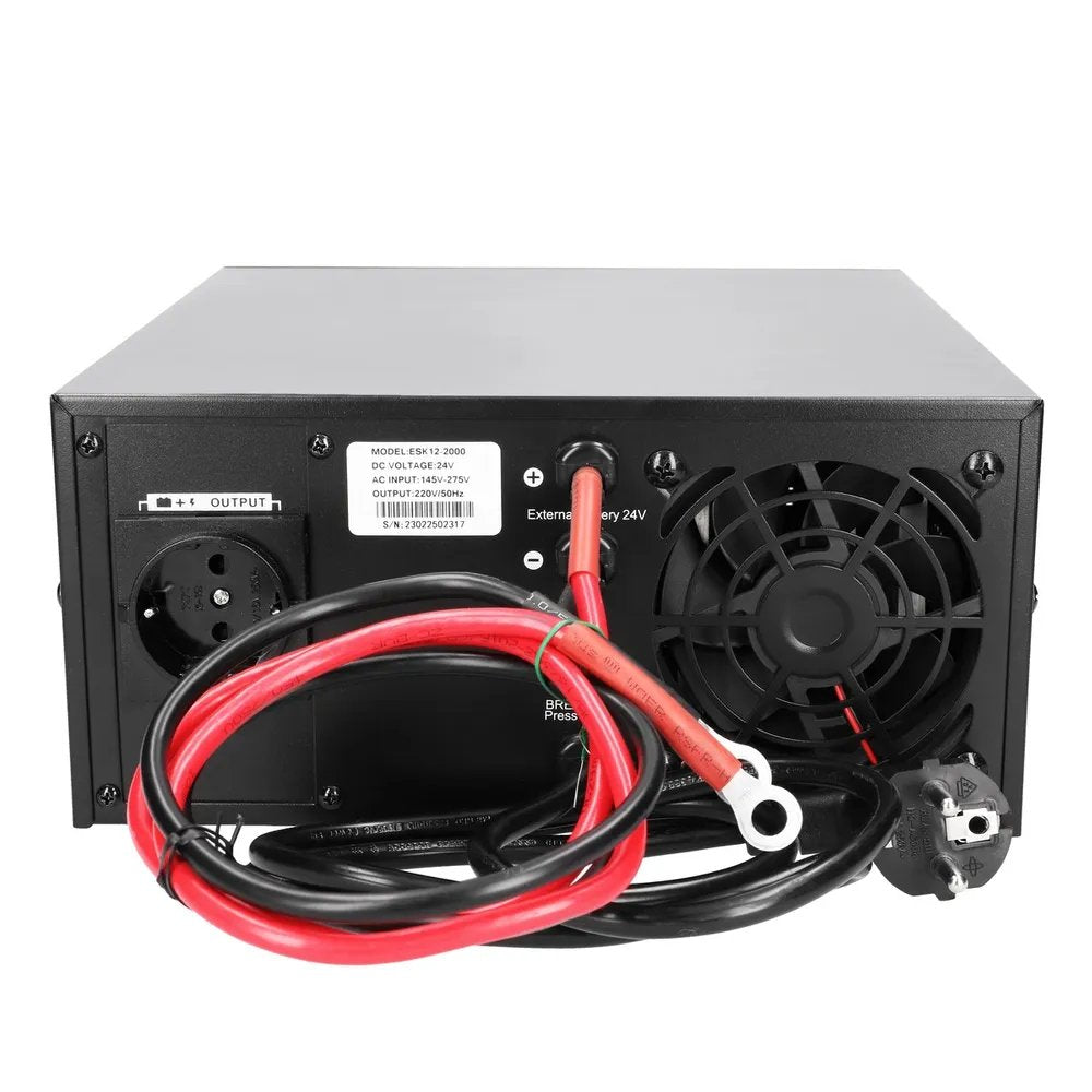 Extralink Ex.31148 Adaptador E Inversor De Corriente Auto 1600 W Negro