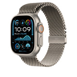Apple 49mm Natural Titanium Milanese Loop - Medium