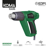Decapador Electrico 2000w 26,5x20,6cm Koma Tools