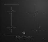Beko Hii64200sfmt Hob, Induction, Width 59cm, 4 Cooking Zones, Touch Control, Black
