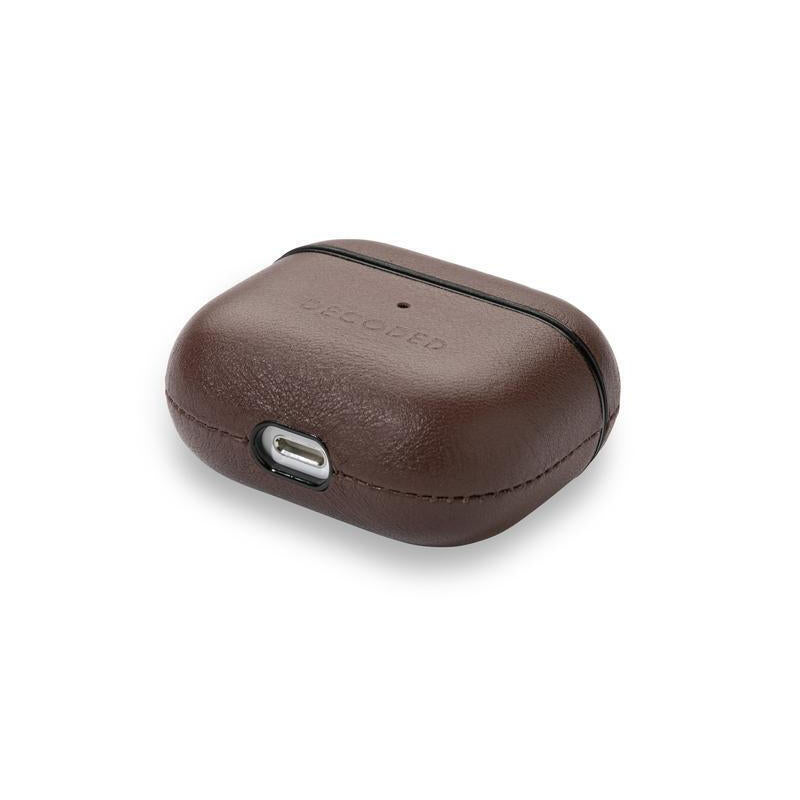 Decoded Leather Aircase Lite For Airpods Gen3 Chocolate Brown