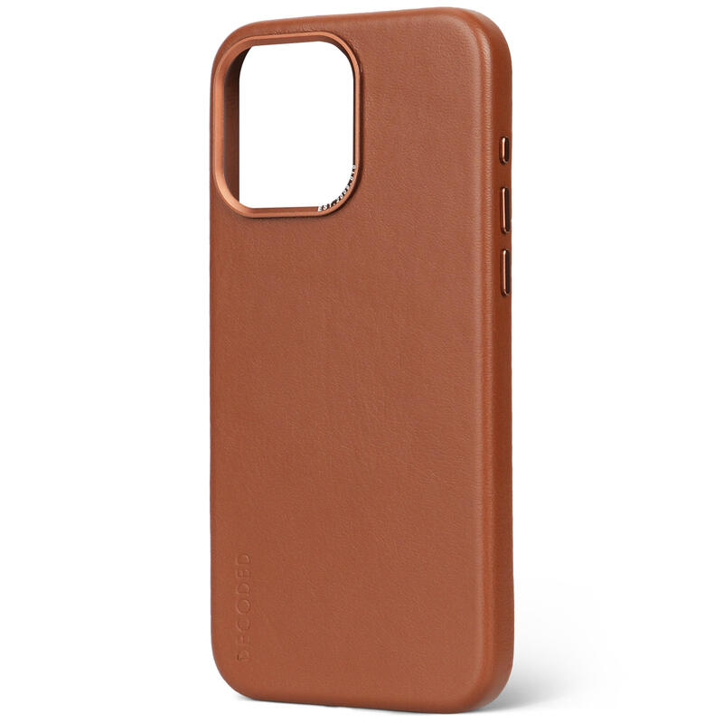 Decoded Leather Backcover For Iphone 15 Pro Max Tan