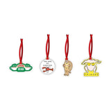 Decoracion De Navidad Half Moon Bay Friends Set De 4