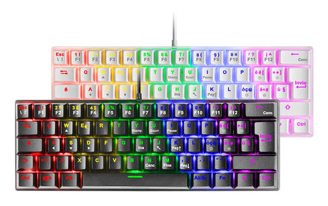 EAN 8435693101512 - Mars Gaming MK60 teclado Juego USB QWERTY imagen 1