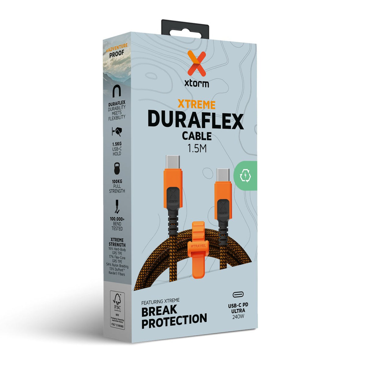 Cable  Xtreme Usb-C Pd Ultra 240cabl