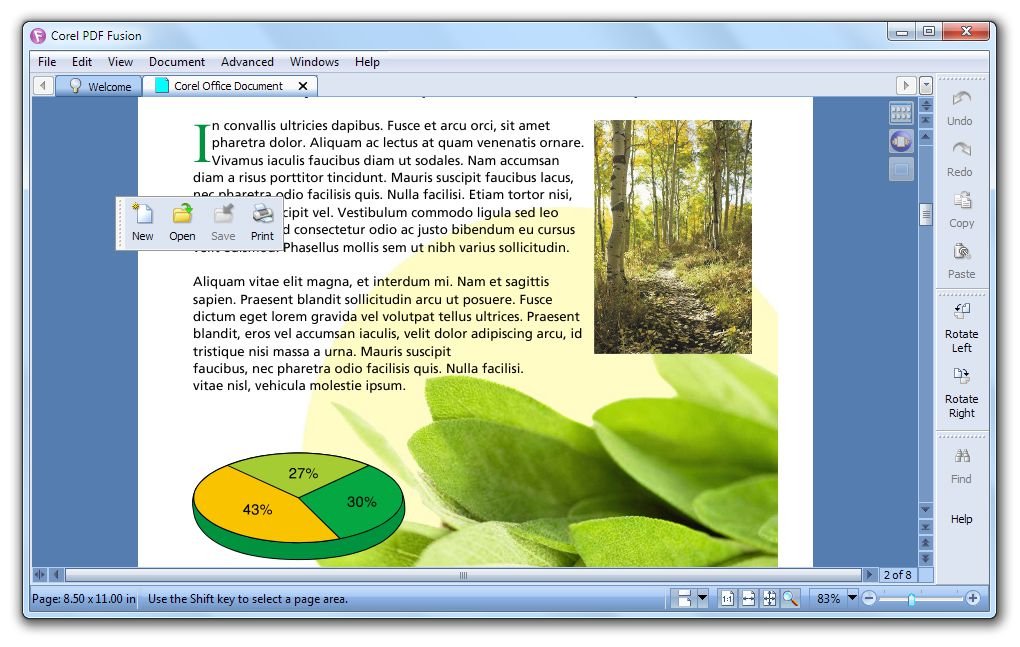 Corel Pdf 1 Fusion (1 Pc - Licencia Perpetua) Esd - Licencia Electrónica