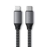 Usb Cable 0.25 M Usb C Usb  C/Lightning Black, Grey
