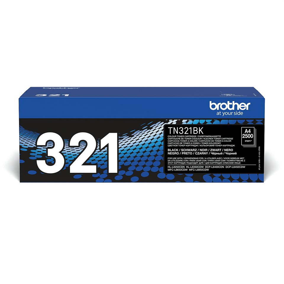EAN 4977766734967 - Brother TN-321BK cartucho de tóner 1 pieza(s) Original Negro imagen 1