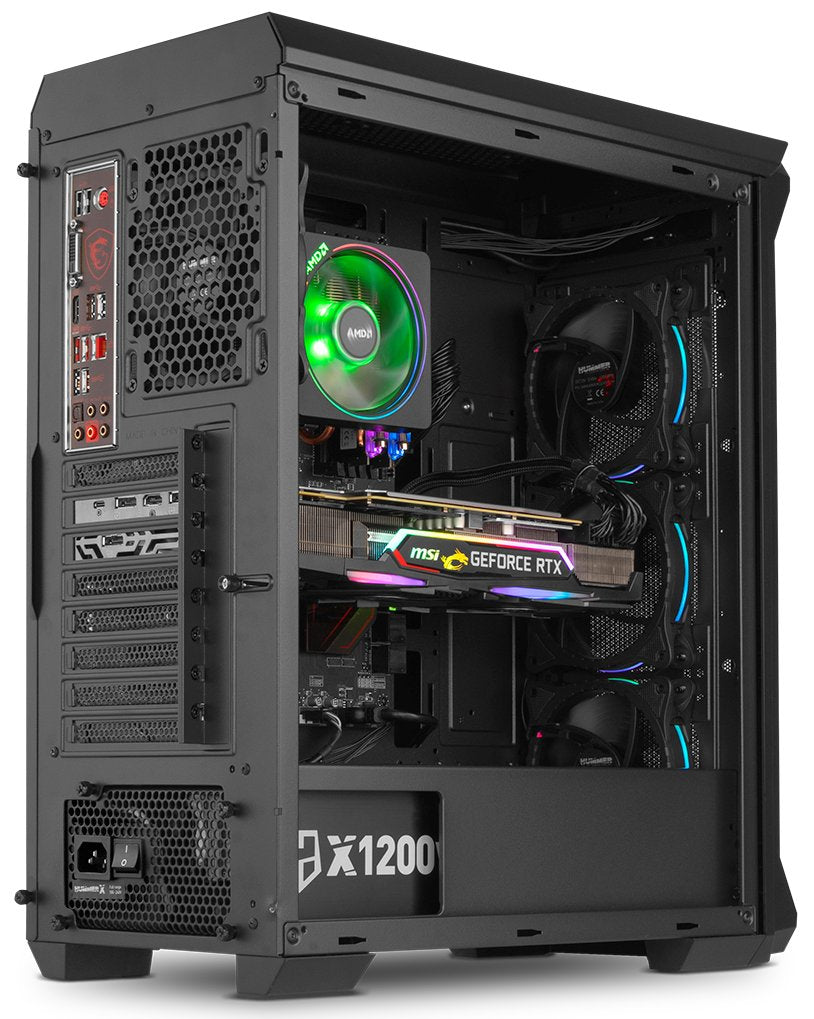 Caja Pc Nox Atx Hummer Quantum 1xusb3.0 2xusb2.0 Negro Argb