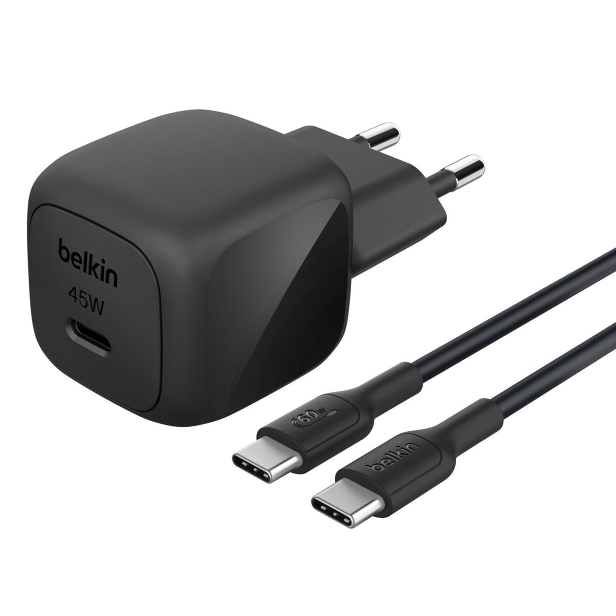 Belkin Boost Charge Usb-C 45w Pd Pps+Usb-C Kab.Sw.Wca013kq1mbk-B6