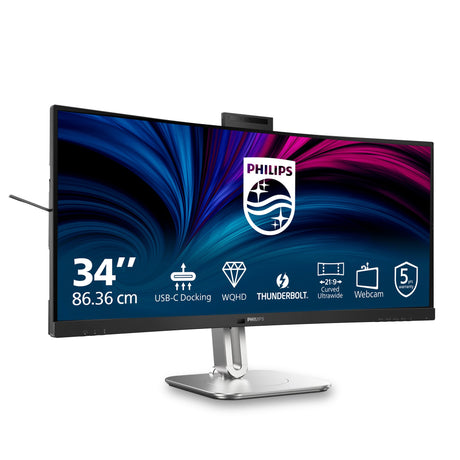 EAN 8712581804633 - Philips 6000 series 34B2U6603CH/00 pantalla para PC 86,4 cm (34") 3440 x 1440 Pixeles Wide Quad HD LCD Gr imagen 2