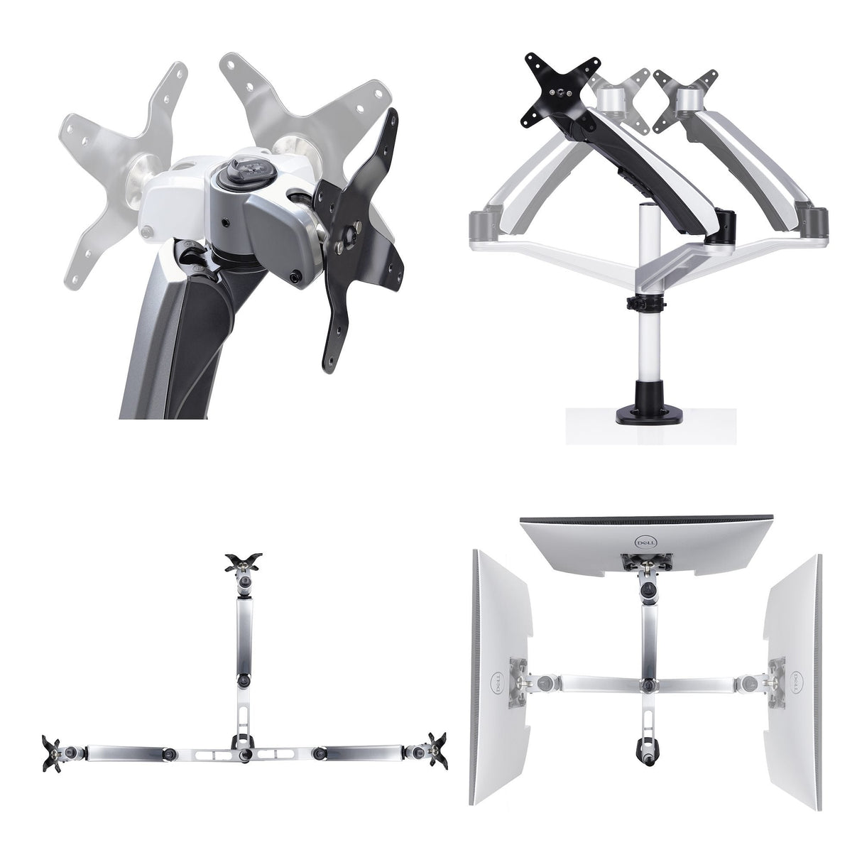 EAN 0065030902045 - StarTech.com 1MP1ACG-MONITOR-ARM soporte para monitor 76,2 cm (30") Negro, Plata imagen 10
