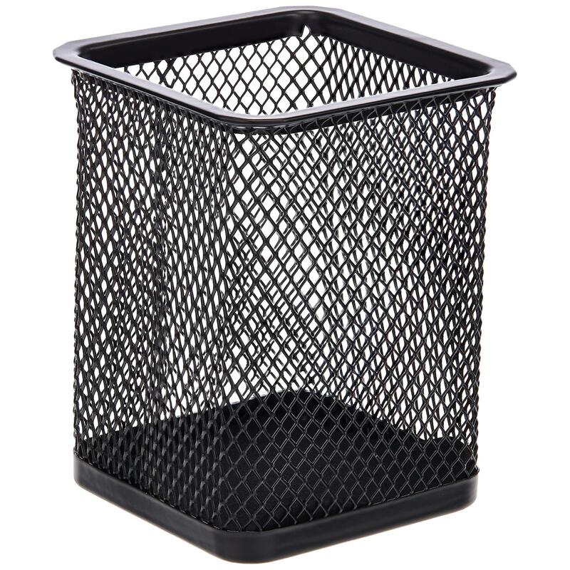 Deli Mifteköcher Mesh Eckig 8x8x9,7cm Negro