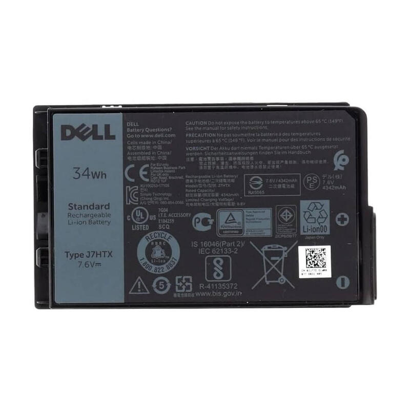 Dell Batería 7.6v 4342mah Para Dell Latitude 12 7212 J7htx