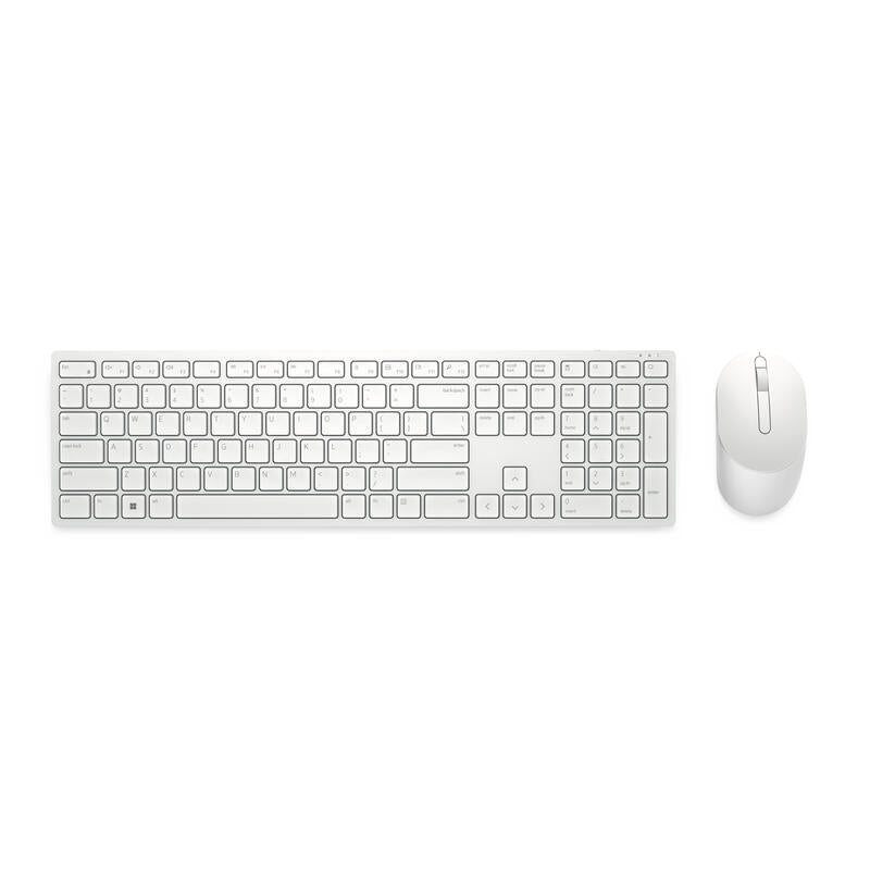 Dell Km5221w-Wh Teclado Alemán + Raton Rf Inalámbrico Qwertz Blanco