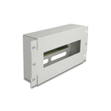 Delock 10 Schutzschalterleiste Con Abdeckung Y Hutschiene 3 He Metall Gris