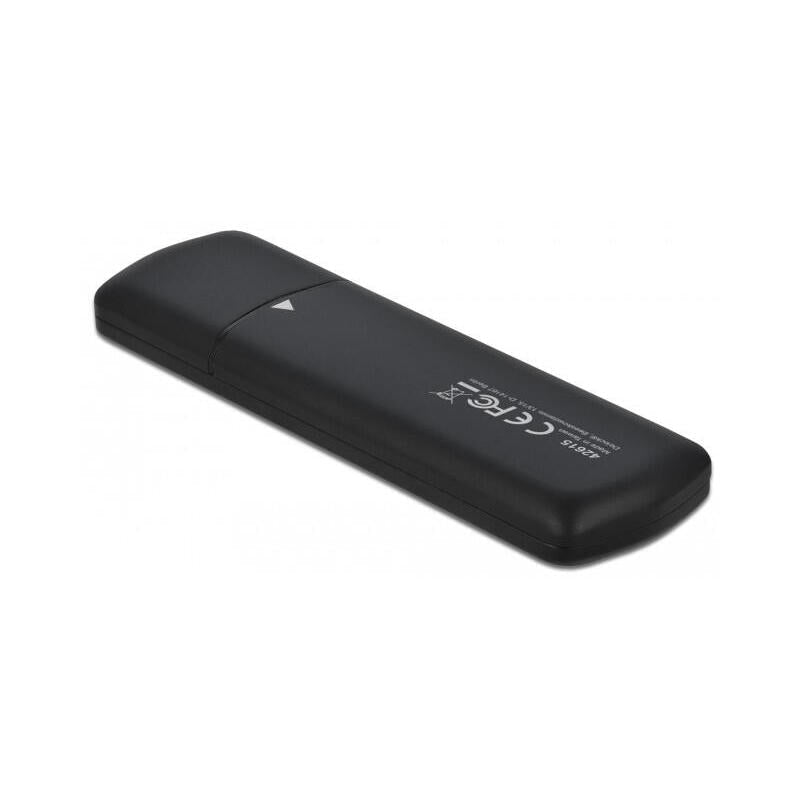 Delock 42615 Caja Para Disco Duro Externo M.2 Caja Externa Para Unidad De Estado Sólido (Ssd) Negro