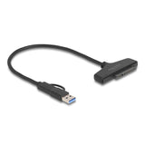 Delock 61042 Convertidor De Usb A Sata 6 Gb/S Con Conector Usb Type-C O Usb Tipa-A