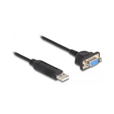Delock 66453 Cable Usb 2.0 A Rs-232 Con Carcasa De Conector Serial Compacta 50 Cm Ftdi
