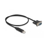 Delock 66461 Cable Usb 2.0 A Rs-232 Con Carcasa De Conector Serial Compacta 50 Cm Ftdi