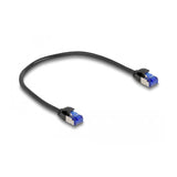 Delock 80225 Cable De Red Rj45 Cat.6a S/Ftp Slim 0,25 M Negro