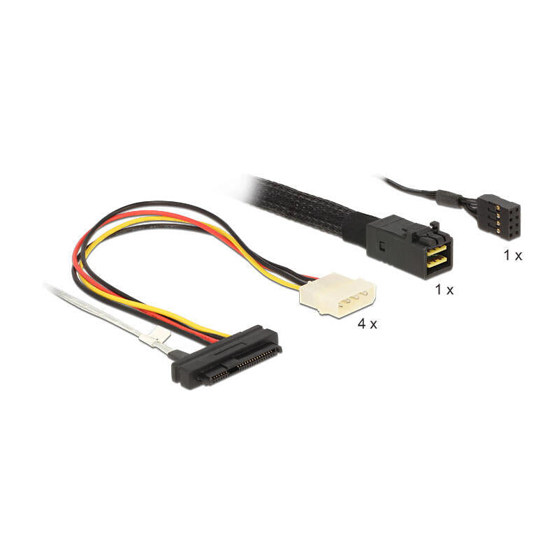 Delock 83391 Cable Serial Attached Scsi (Sas) 1 M