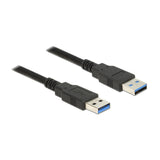 Delock 85064 Cable Usb 3.0 Tipo-A Macho > Usb 3.0 Tipo-A Macho De 5,0 M Negro