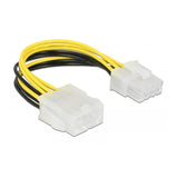 Delock 85451 Cable De Alimentación 8 Pines M/H 15cm
