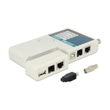 Delock 86106 Comprobador De Cables Rj45 / Rj12 / Bnc / Usb  Blanco