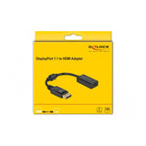Delock Adaptador Displayport 1.1 Macho A Hdmi Hembra Passiv Negro