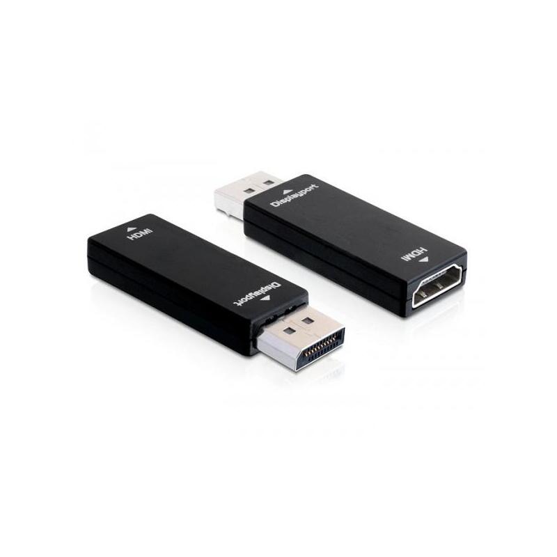 Delock Adaptador Displayport A Hdmi Negro 65258
