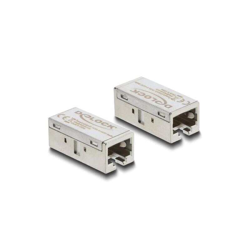 Delock Adaptador Kupplung Rj45 Hembra A Hembra Cat.6a Metall